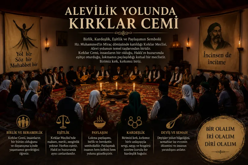 Alevilik Yolunda Kırklar Cemi: Birlik, Kardeşlik ve Hak Yolunun Simgesi